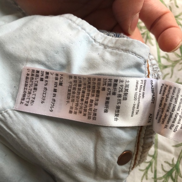 Topshop High Waisted Denim Shorts - Picture 8 of 9